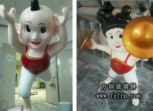 人物雕塑 安迪定做方圳玻璃钢卡通雕塑(图2)