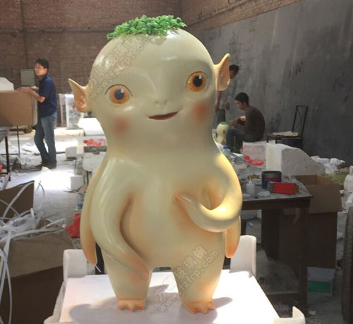 小妖王玻璃钢雕塑成品图 小妖王玻璃钢雕塑成品图