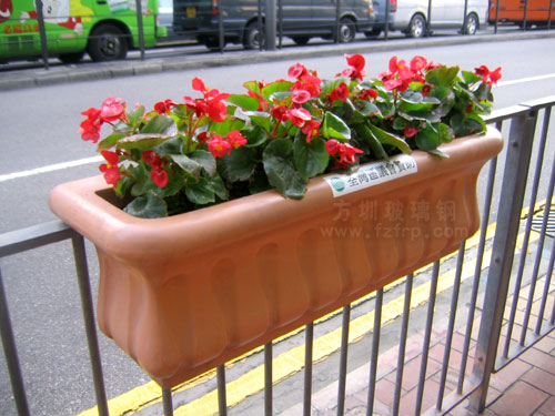 道路护栏花盆 道路护栏花盆