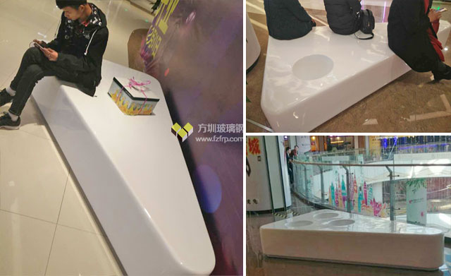 郑州龙湖华南城玻璃钢花盆座椅商场摆放图 郑州龙湖华南城玻璃钢花盆座椅商场摆放图