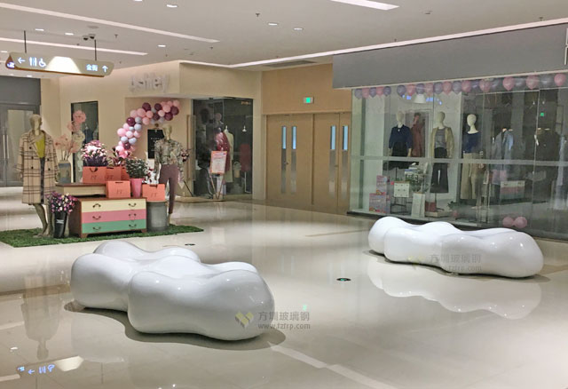 玻璃钢云朵造型椅黑龙江商场美陈创意休闲椅 玻璃钢云朵造型椅黑龙江商场美陈创意休闲椅