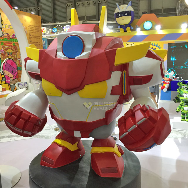 2018年上海lP授权展玻璃钢动漫卡通雕塑