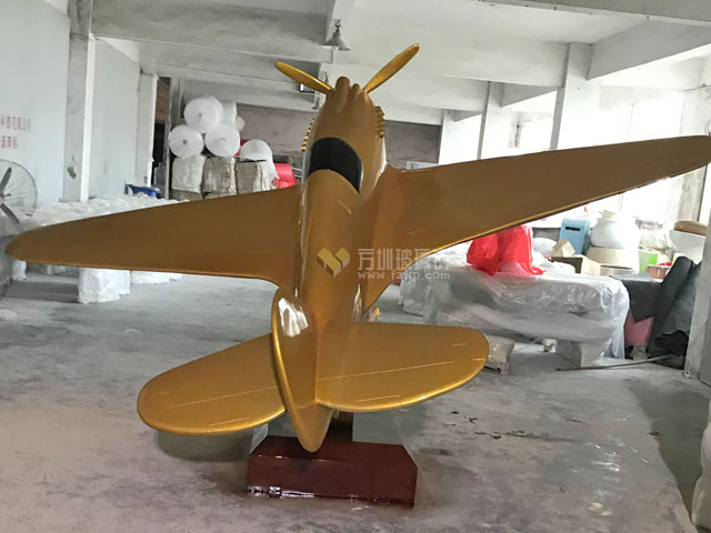玻璃钢黄金战斧飞机模型