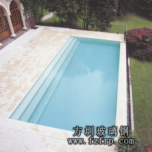 YC010小型玻璃钢游泳池款式 玻璃钢别墅阳台游泳池