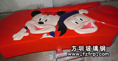 泡泡儿童城玻璃钢卡通造型雕塑