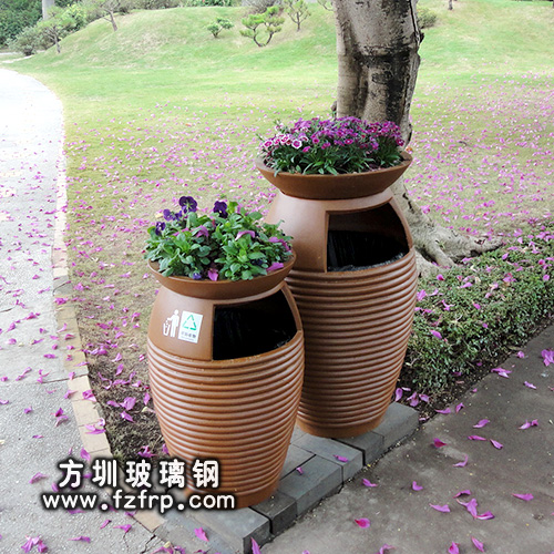 玻璃钢景观花盆 玻璃钢景观花盆