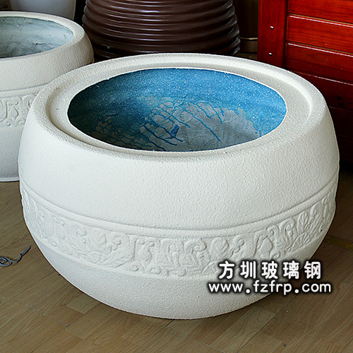 玻璃钢仿砂岩花钵 玻璃钢仿砂岩花钵