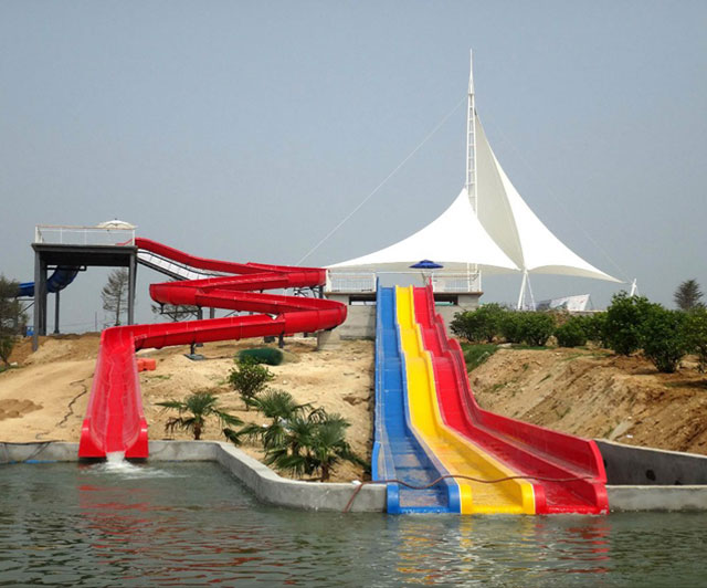 玻璃钢大型组合滑滑梯