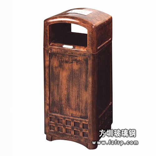 A43酒店室内玻璃钢垃圾桶