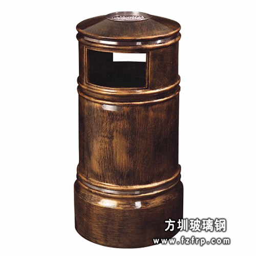 A45玻璃钢仿铜室内垃圾桶 A45玻璃钢仿铜室内垃圾桶