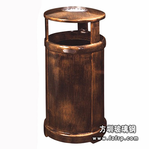 A47室内玻璃钢环保垃圾桶
