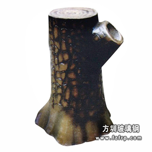 A50室外仿铜玻璃钢垃圾桶