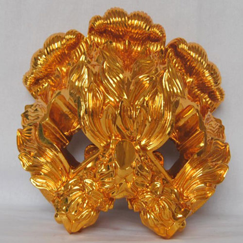 玻璃钢镀金工艺件