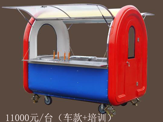 多功能玻璃钢小吃车 多功能玻璃钢小吃车